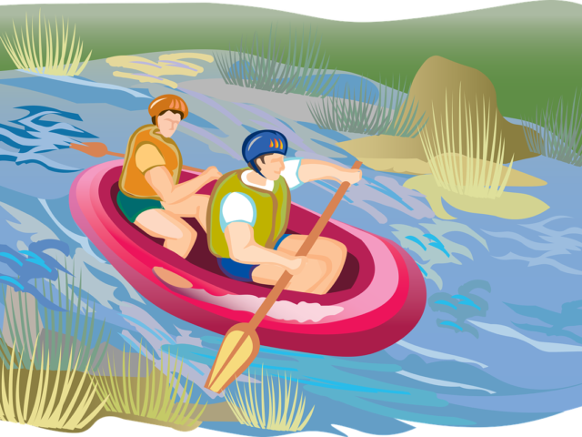 Rafting con picnic in riva al fiume