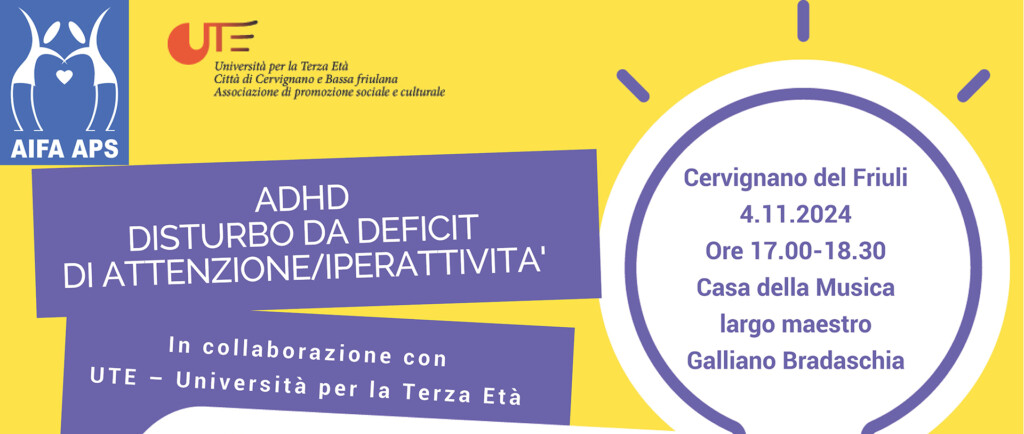 L’ADHD dall’infanzia all’età adulta