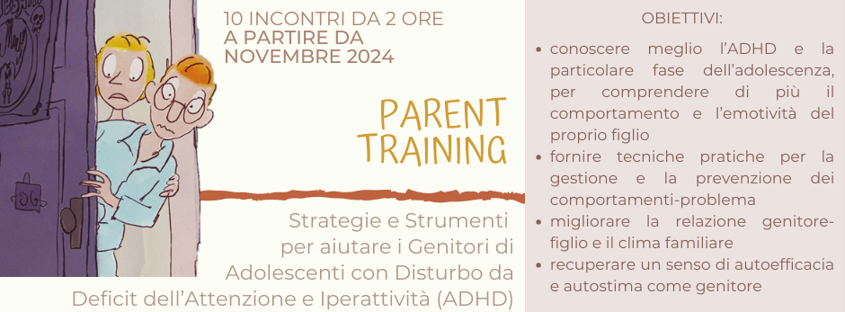 Gorle (BG) – Parent Training per genitori di adolescenti con ADHD